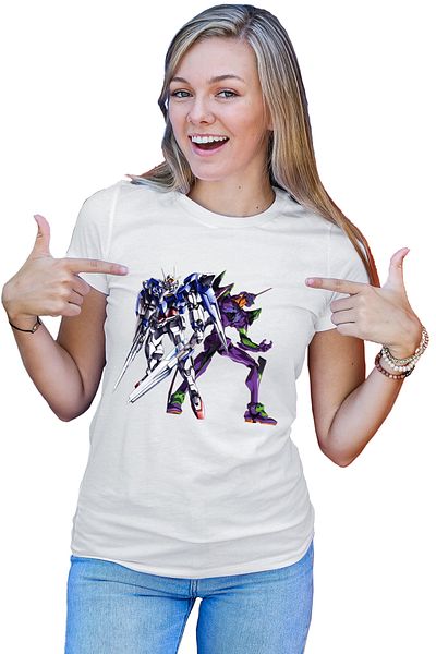 OEM Tricou dama dam Robot Blue Eva Kakalot