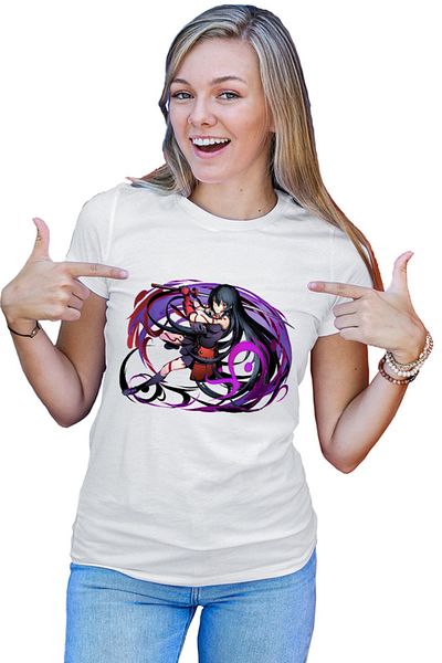 OEM Tricou dama Akame ga Kill Flame Moon Kunoichi Power Dragon Ball