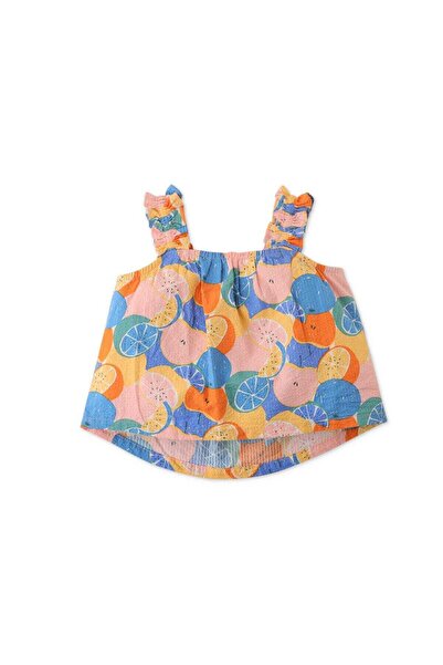 Gingersnaps بلوزة أطفال للبنات بتصميم نقشة الفواكه