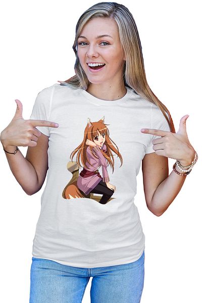 OEM Tricou dama Spice And Wolf Holo Desene Anime