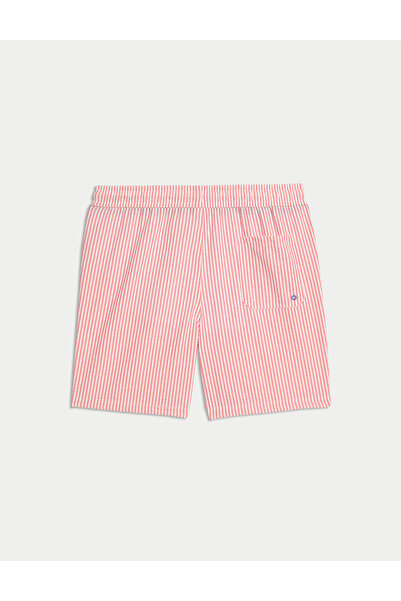 Marks & Spencer Pamuk Karışımlı Çizgili Deniz Şortu (6-16 Yaş)