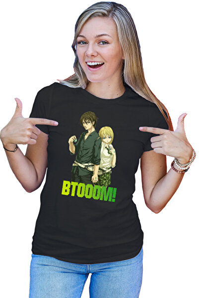 OEM Tricou Lady Btooom! Sakamoto Ryouta Himiko Lovers Game Crafting Bombs