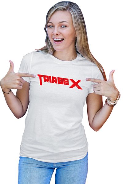 OEM Women's T-shirt Triage X Logo Light Novel Satou Shouji Shounen