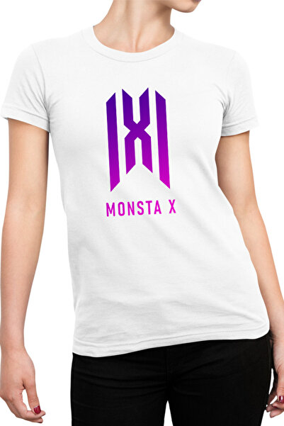 OEM Tricou dama Monsta X Logo Merch K-Pop Album New Come Back