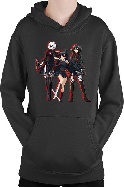 OEM Hanorac copii Akame ga Kill Nier Automata Mikasa Attack on Titan Sword Users
