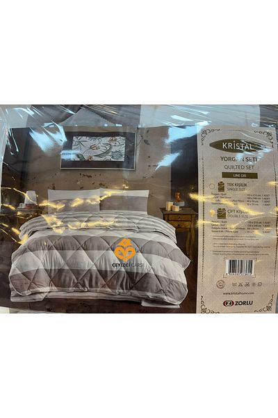 ÇEYİZCİ ÇARŞI ARADIĞIN HERŞEY TEK TIKLA Crystal Microfiber Double Duvet Set – Light & Warm