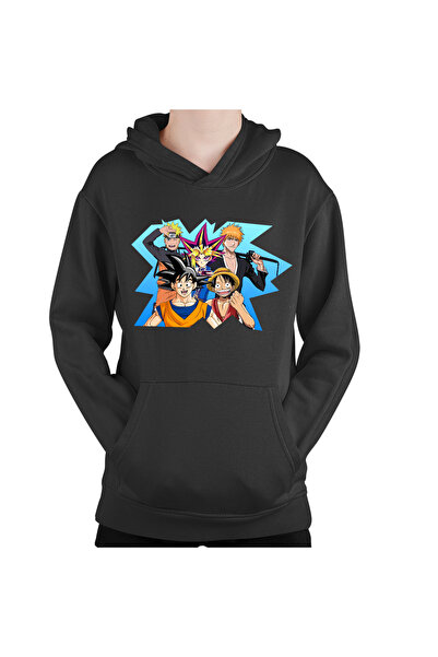 OEM Hanorac copii Bleach Naruto Songoku OnePiece Luffy Boruto