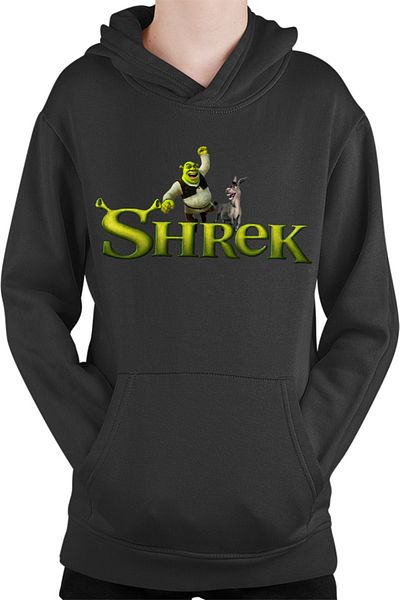 OEM Kids Hoodie Shrek Logo Donkey Funny Action Comedy