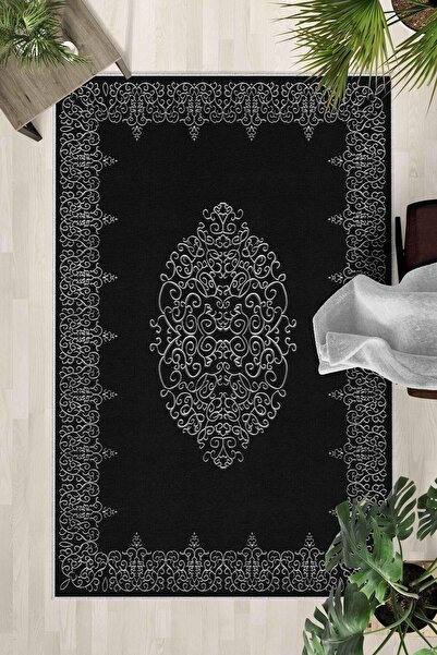 Monnhein Covor lavabil cu bază anti-alunecare – Covor modern cu imprimare dig...