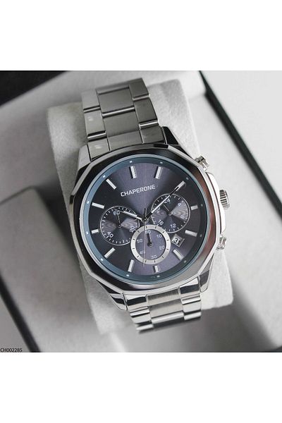 Chaperone Ch002285 Men's Wrist Watch with Steel Band