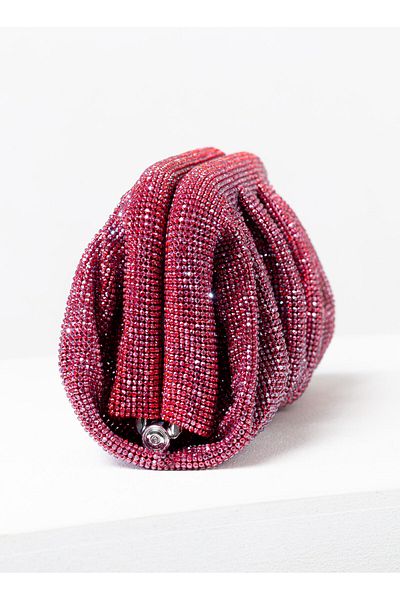 Benedetta Bruzziches Venus La Petite – Silver Crystal Bag
