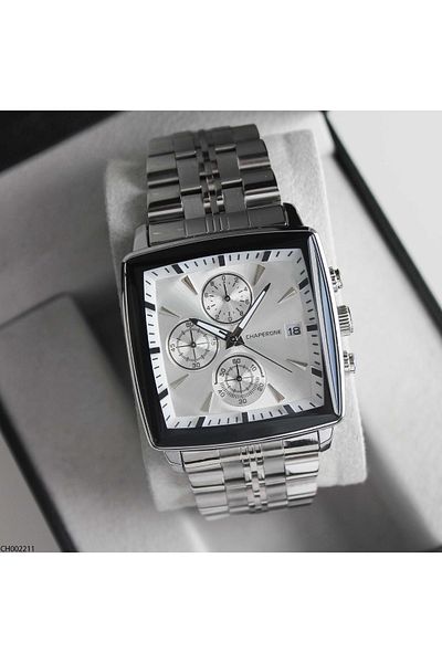 Chaperone Ch002211 Men's Wrist Watch with Steel Band