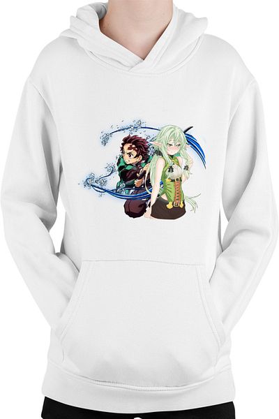 OEM Hanorac copii Goblin Slayer Elf Kimetsu no Yaiba Tanjirou