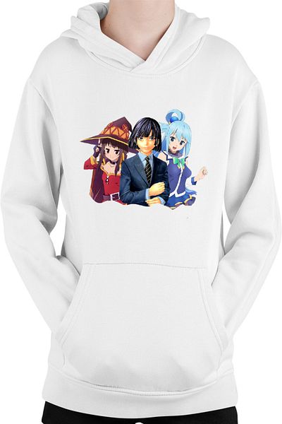 OEM Hanorac copii Hikaru no Go Akira Aqua Megumi Konosuba God Magic Paranormal