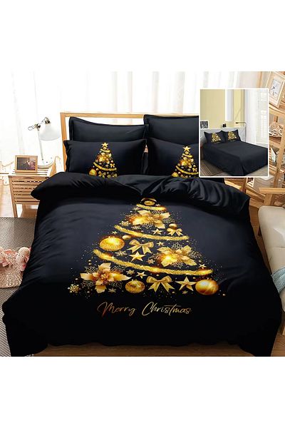 Pucioasa Finet 3D Bed Linen 6 Pieces Christmas F-Xmas52