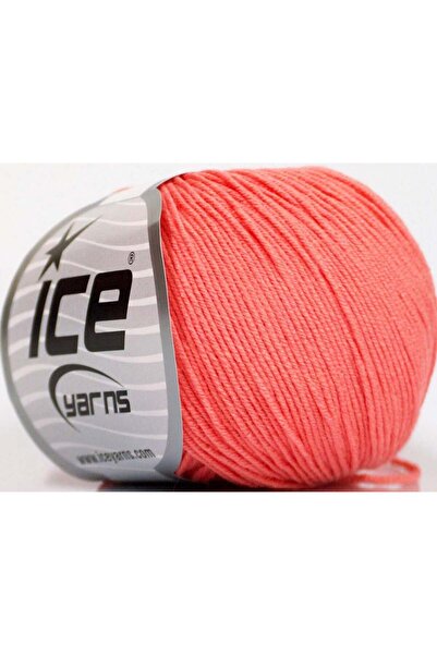 Ice yarns (4 قطع 50 جرام) AMIGURUMI قطن أكريليك، قطن 4 عبوات سلمون