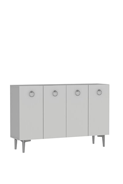 cantek dizayn EFESCT AYAKKABILIK BEYAZ-BEYAZ-GÜMÜŞ