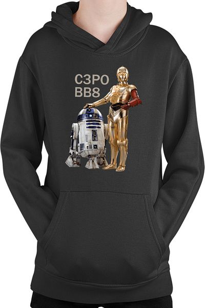 OEM Star Wars Robots BB8 S3PO Droid Kids Sweatshirt