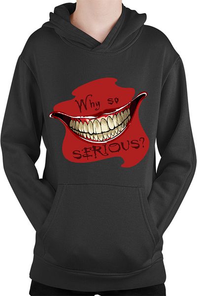 OEM Children's sweatshirt Joker Why Serious Smile Horror