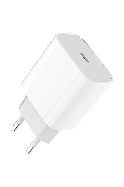 D&K WONDER Προσαρμογέας φορτιστή για iPhone 14/13/12/11 USB Type C, 20W, Λευκό