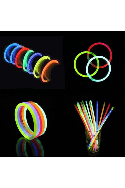 CONAHOME Glow Phosphorescent Neon Bracelet 50 Pieces