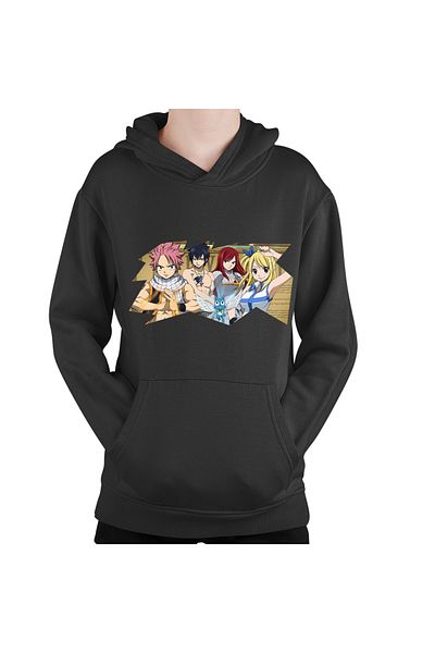 OEM Children's sweatshirt Fairy Tail Best Friends Funny Cat Anime