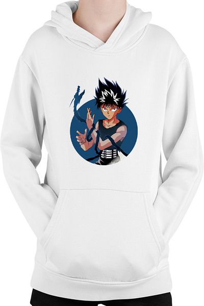 OEM Hanorac copii Yu Yu Hakusho Hiei Third Eye Last Ability Dragon