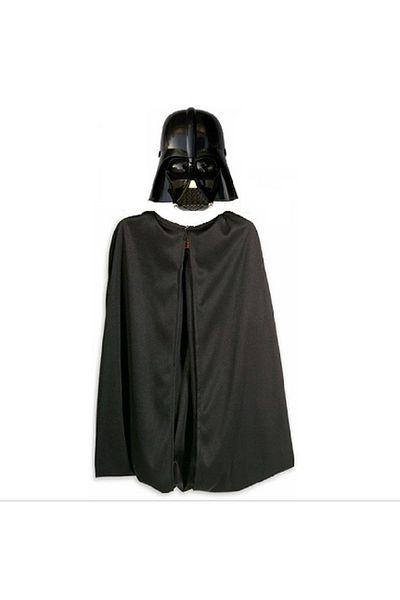 CONAHOME Kids Boy Star Wars Star Wars Darth Vadet Mask and 90 cm Cloak Set Black