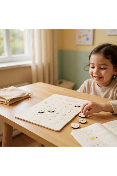 Grafiza Çocuklar İçin Elif-Ba ve Arapça Harf Öğrenme Seti Kuran-ı Kerim Öğren...