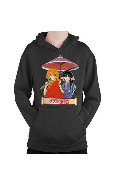 OEM Hanorac copii Rurouni Kenshin Couple Umbrella Killakill