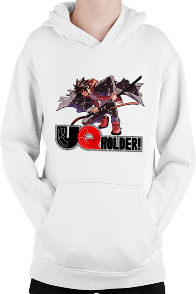 OEM UQ Holder Touta Samurai Katana Jump Fight Japan Kids Hoodie
