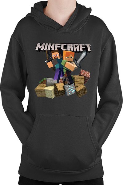 OEM Hanorac copii Minecraft Fight Loot Bow Sword Beginner Material