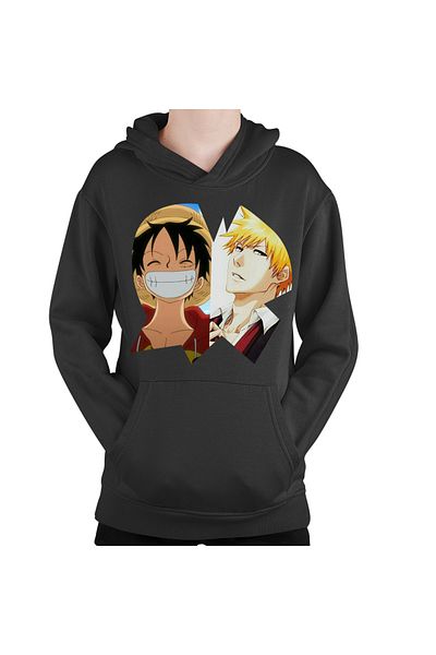 OEM Hanorac copii Bleach Ichigo One Piece Luffy Anime Manga