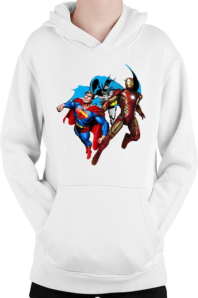 OEM Children's sweatshirt Ironman Technology Batman Superman DC Superhero