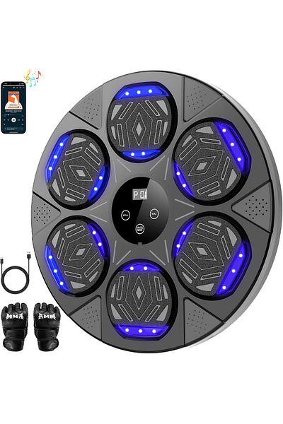 LIODUX LOLBOX Music Boxing Machine, Wall Mount Bluetooth Smart Boxing Trainer