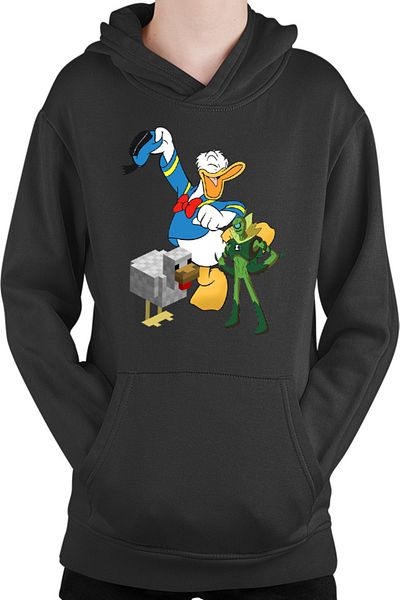 OEM Children's hoodie Donald Duck Minecraft Chicken Ben10 Alien Watch Pixel