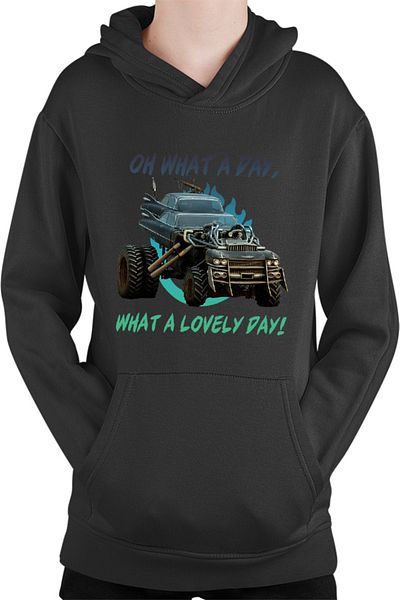 OEM Mad Max Huge Cars Australian Film Based Kids Hoodie
