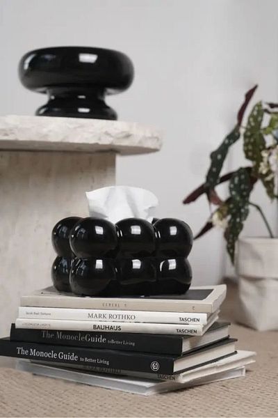 LALEZEN HOME Ceramic Decorative Napkin Holder - Pinterest Model Napkin Holder
