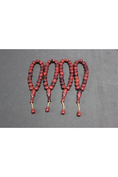 Lio20 Efe Model Acrylic Monomer 4-Piece Mascot Slap Bracelet |   Gift Accessory |   Mahogany Red