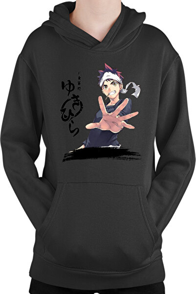 OEM Детски суичър Food Wars Сома Хирагана Сигнатурен хорър дизайн