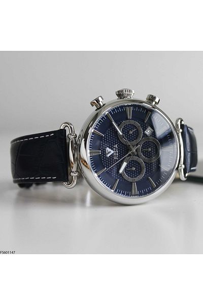 Fiesta Fs601147 Men's Wrist Watch with Leather Band