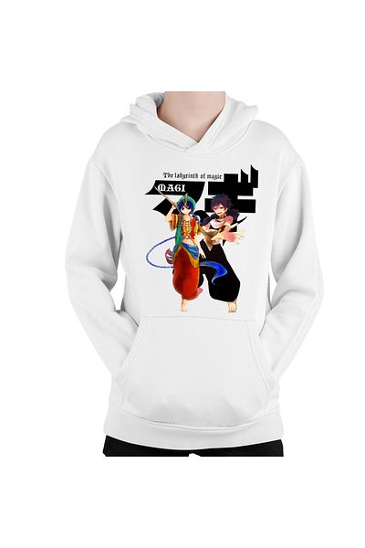 OEM Hanorac copii Magi The Labyrinth of Magic Alladin Judar Fight Pose Logo