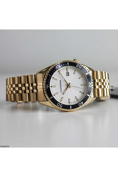 Chaperone Ch002503 Men's Wrist Watch with Steel Band