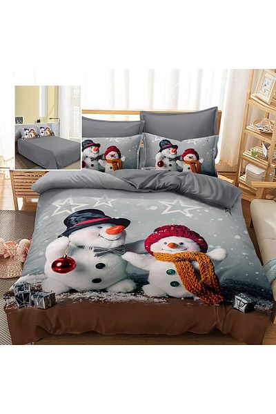 Pucioasa Finet 3D Bed Linen 6 Pieces Christmas F-Xmas64