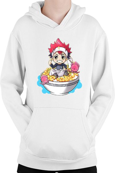 OEM Hanorac copii Food Wars Chibi Souma Rice Bow Anime Kage