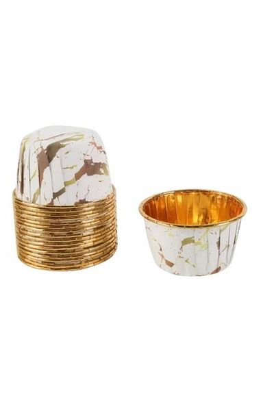 Pastaland Cupcake/Muffin/Suffle Cake Capsule Marble Patterned 50 Liters