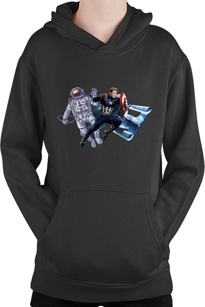 OEM Kids' hoodie Captain America Astronaut NASA Star Trek Space Ship Shield