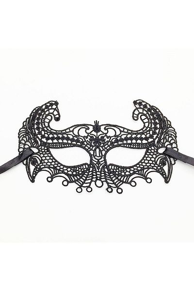 CONAHOME Lace Party Prom Mask with Black Color Ears