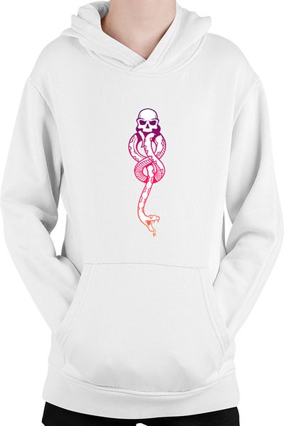 OEM Harry Potter Children's Hoodie Death Eaters Decal Serpent Spell