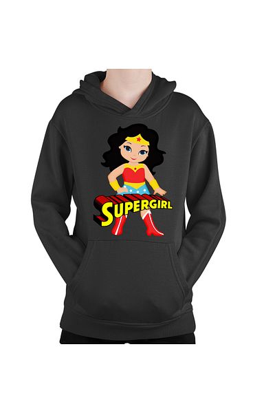 OEM Superman Diana Prince Superwoman Supergirl Kids Sweatshirt